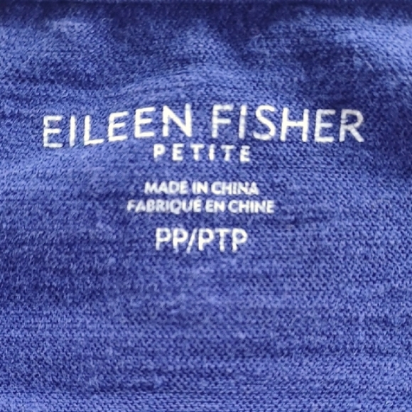 Eileen Fisher Purpkr Short Sleeve Top - Picture 2 of 7